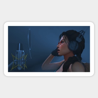 Lara Croft voice actress Sticker